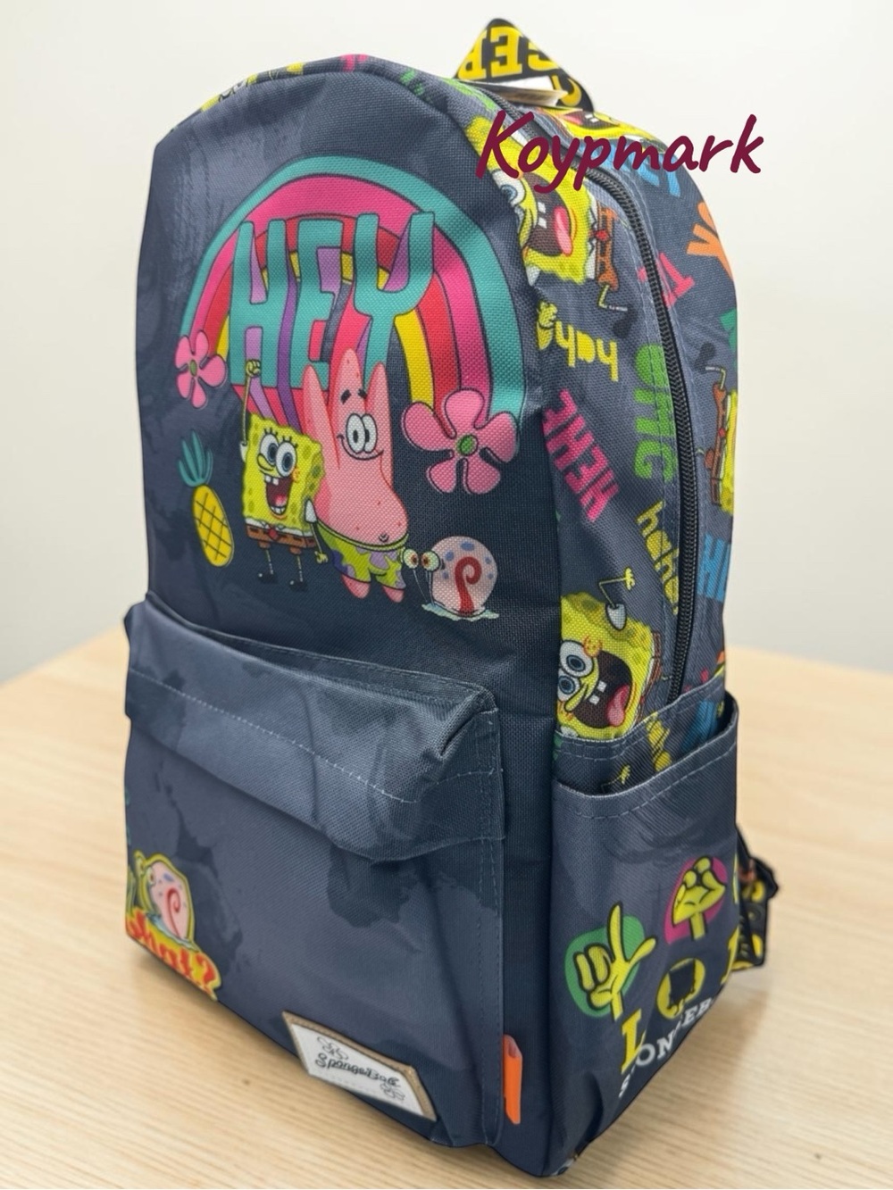 Spongebob Squarepants Patrick Large School Backpack With Laptop Compartment- NEW